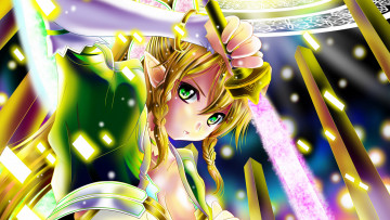 Картинка аниме sword art online leafa kirigaya suguha