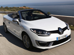 обоя автомобили, renault, coupе-cabriolet, 2014, gt, line, mеgane