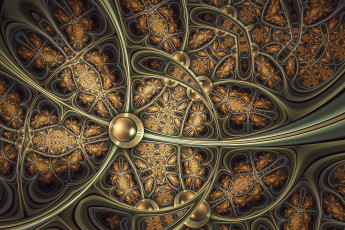 Картинка 3д+графика fractal+ фракталы узор фон цвета