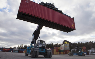 обоя техника, автопогрузчики, conteiners