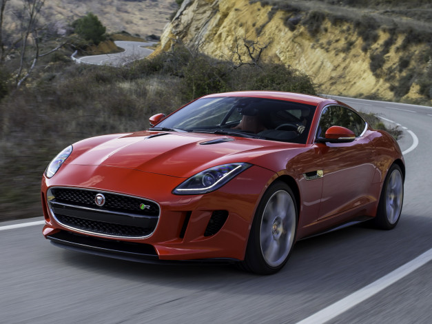 Обои картинки фото автомобили, jaguar, 2014, coupе, s, f-type