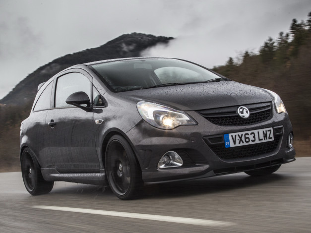 Обои картинки фото автомобили, vauxhall, 2014, темный, d, clubsport, vxr, corsa