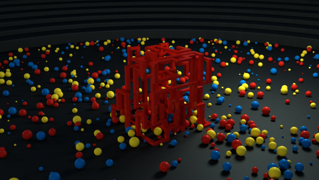 Обои картинки фото 3д графика, шары