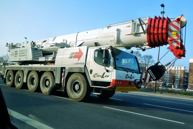 Обои картинки фото техника, краны, автошасси, кран