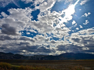 Картинка природа облака солнце небо