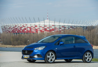 Картинка автомобили opel синий e 2015г corsa opc