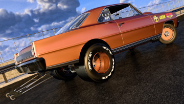 Картинка автомобили 3д ss nova chevrolet 1966г