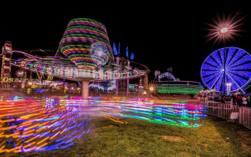 Картинка парк+монтгомери города вашингтон+ сша мериленд ночь парк монтгомери