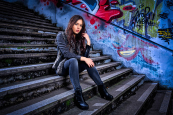 Картинка девушки -unsort+ брюнетки +шатенки лицо взгляд