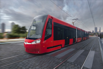 Картинка трамвай техника трамваи город