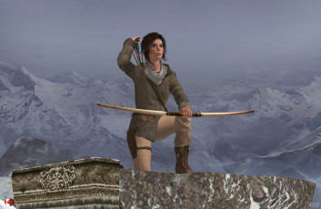 Картинка 3д+графика амазонки+ amazon фон лук взгляд девушка