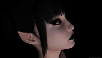 Картинка 3д+графика эльфы+ elves эльфийка фон взгляд