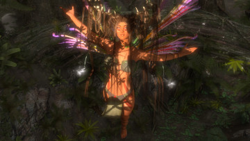 Картинка 3д+графика эльфы+ elves фон взгляд фея