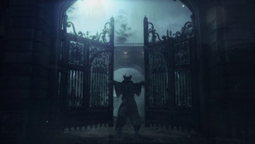 Картинка видео+игры bloodborne мужчина ворота