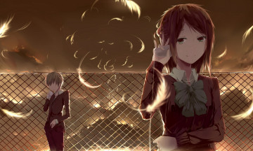 Картинка one+week+friends аниме unknown +другое девушка взгляд фон