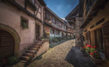 Картинка eguisheim +france города -+улицы +площади +набережные мостовая дома