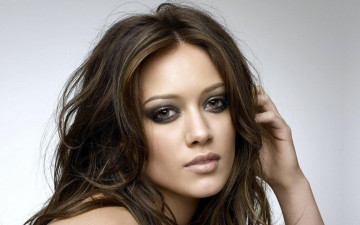 обоя девушки, hilary duff, хилари, дафф, актриса, лицо, шатенка
