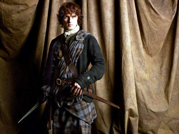 Обои картинки фото outlander , сериал, кино фильмы, шотландец, кильт