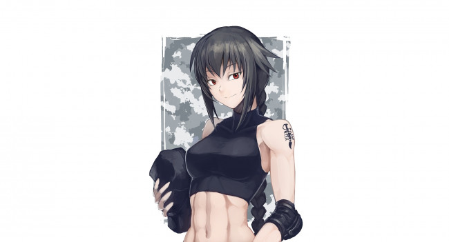 Обои картинки фото аниме, unknown,  другое, девушка, hellshock