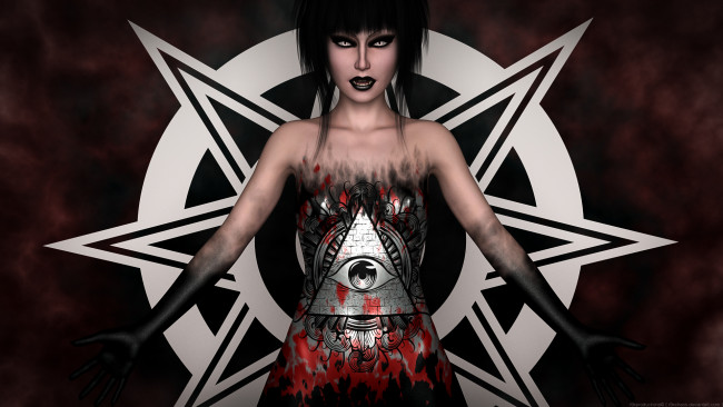 Обои картинки фото 3д графика, эльфы , elves, эльфийка, фон, взгляд