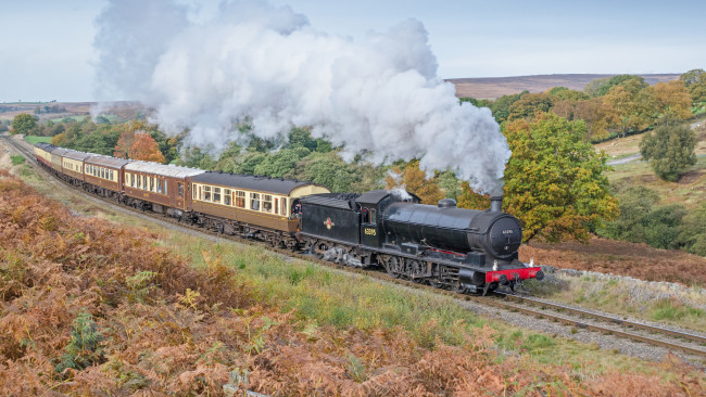 Обои картинки фото техника, паровозы, паровоз, рельсы