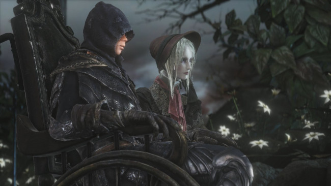 Обои картинки фото видео игры, bloodborne, парень, кукла