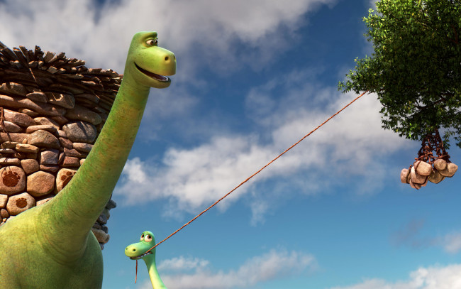 Обои картинки фото мультфильмы, the good dinosaur, динозавры