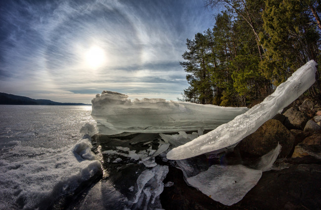 Обои картинки фото природа, зима, снег