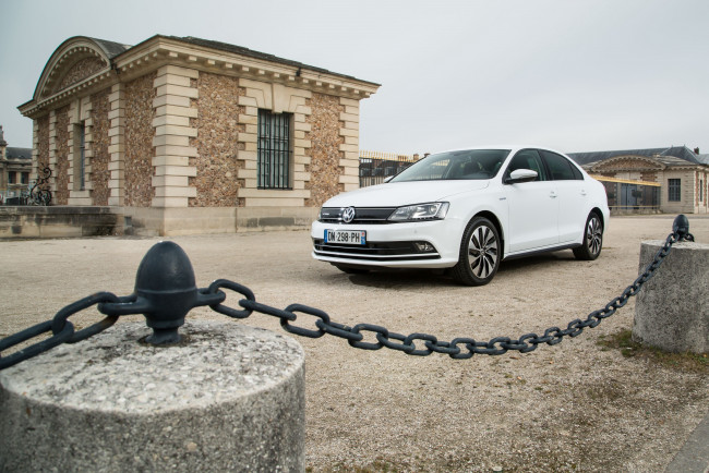 Обои картинки фото автомобили, volkswagen, jetta, hybrid, worldwide, typ, 1b, 2014г