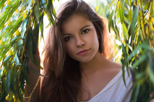 Обои картинки фото девушки, -unsort , лица,  портреты, лицо, взгляд