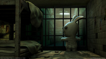 Картинка rayman+raving+rabbids+tv+party видео+игры rayman+raving+rabbits+3 персонаж