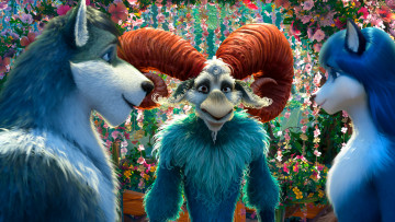 Картинка sheep+&+wolves мультфильмы волки+и+овцы +бе-е-е-зумное+превращение персонажи