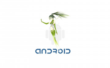 Картинка компьютеры android фон логотип