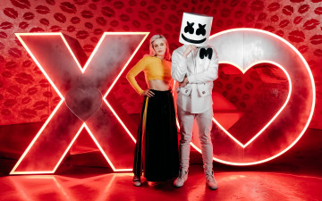 Картинка anne-marie+and+marshmello+dj музыка -другое anne marie rose nicholson диджей энн мари певица anne-marie and marshmello автор песен dj знаменитости