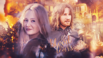 Картинка кино+фильмы the+lord+of+the+rings +the+return+of+the+king девушка мужчина фон взгляд улыбка