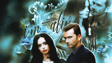 Картинка сериал+jessica+jones кино+фильмы jessica+jones девушка мужчина фон взгляд