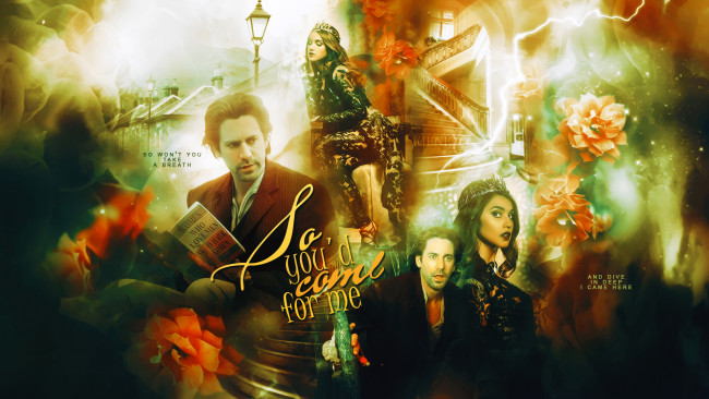 Обои картинки фото разное, знаменитости, девушка, мужчина, фон, взгляд, корона, одежда