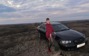 Картинка автомобили -авто+с+девушками volvo s40 i