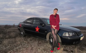 Картинка автомобили -авто+с+девушками volvo s40 i