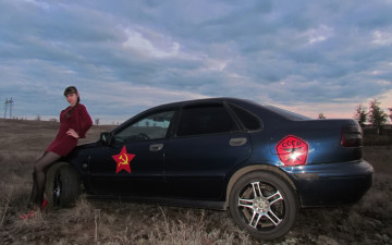 обоя автомобили, -авто с девушками, volvo, s40, i