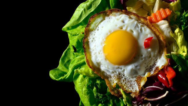 Обои картинки фото еда, яичные блюда, глазунья