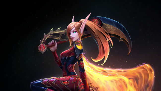 Обои картинки фото фэнтези, эльфы, девушка