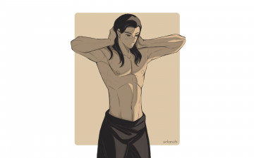 Картинка аниме naruto умино ирука торс