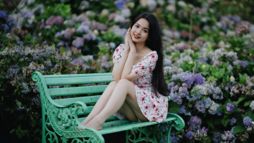 обоя девушки, - азиатки, девушка