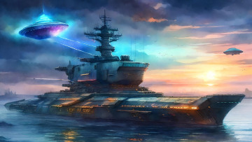 Картинка фэнтези корабли нейросети графика нейроарт ai art нейронные сети рисунки нейро искусство нейрографика graphics neuroart neural networks drawings neuro neurography