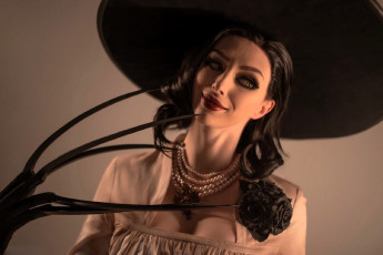 обоя девушки, мария давыдова , lady melamory, образ, костюм, косплей, наряд, шляпа, когти