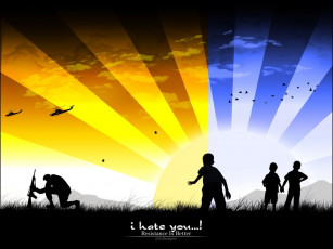 Картинка hate you векторная графика