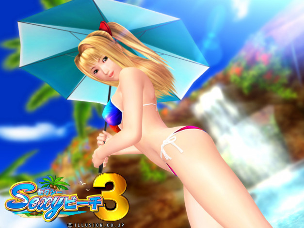 Обои картинки фото видео, игры, sexy, beach