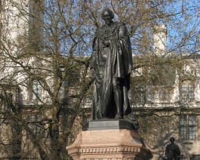 Картинка sir benjamin disraeli города памятники скульптуры арт объекты