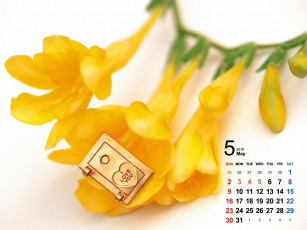 Картинка календари цветы